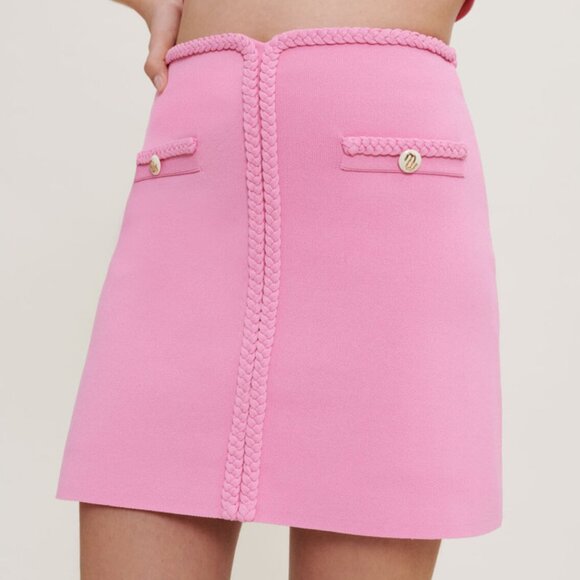 NWT Maje Jadena Mini Skirt ASO Cheryl Blossom - Picture 3 of 13